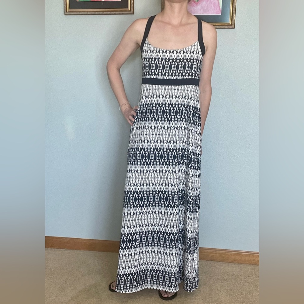 Lovely Cross Back Eddie Bauer Long Dress